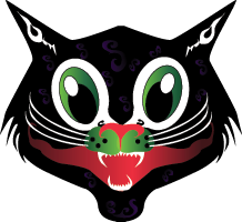 Halloween Cat Illustration